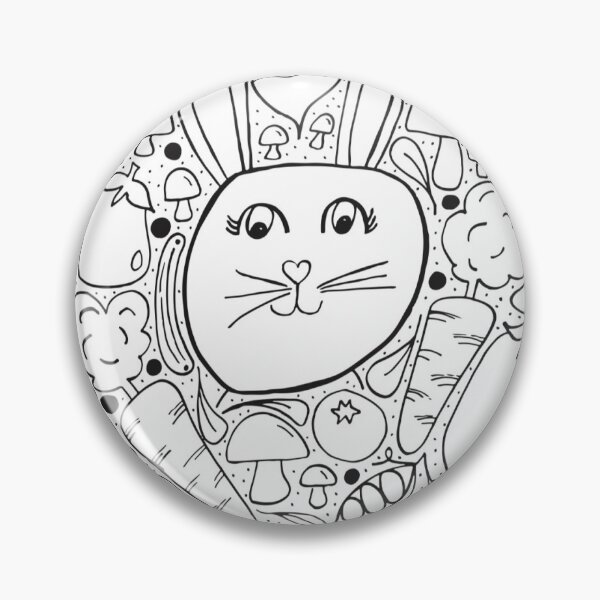 Item preview, Bunny and veggies designed and sold by Nathalie Lauzon.