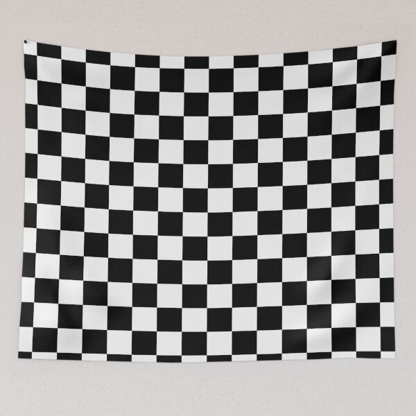 Item preview, Black and White Checker Pattern designed and sold by Darcy777.