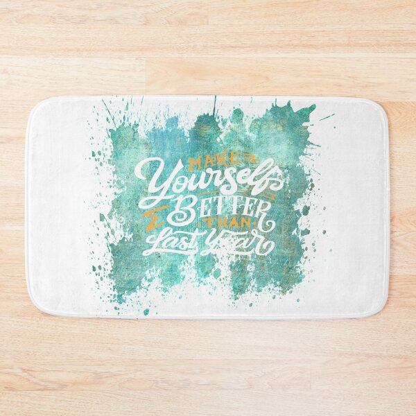 Item preview, Make Yourself Better Than Last Year - Inspiring Motivating Quotes designed and sold by MysticMagpie.
