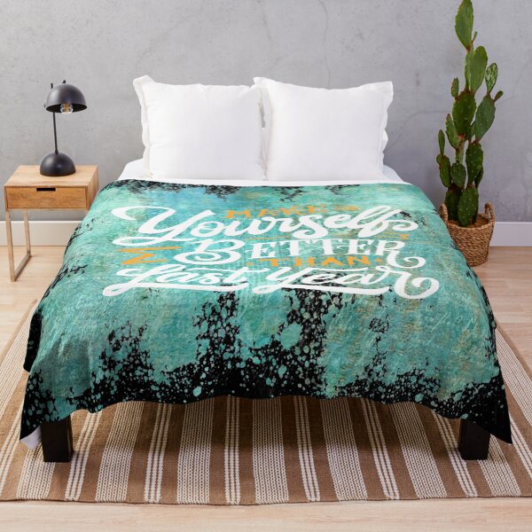 Item preview, Make Yourself Better Than Last Year - Inspiring Motivating Quotes designed and sold by MysticMagpie.