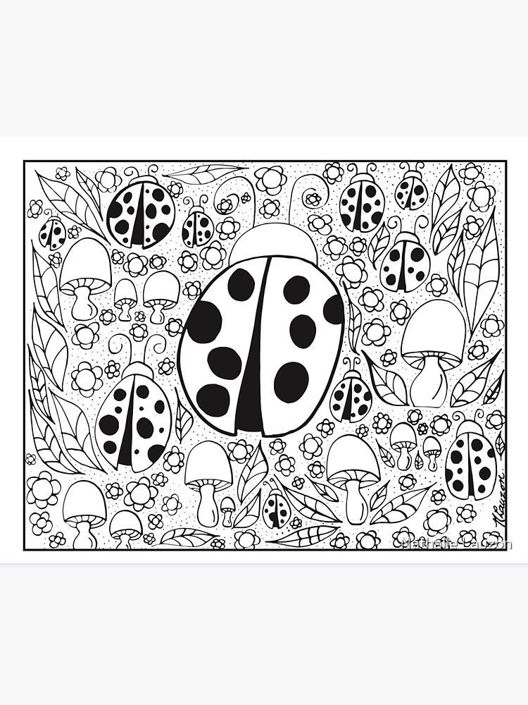 "Ladybug" Sticker for Sale by nathalielauzon Redbubble