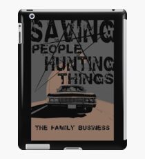 supernatural:saving people hunting things iPad Case/Skin