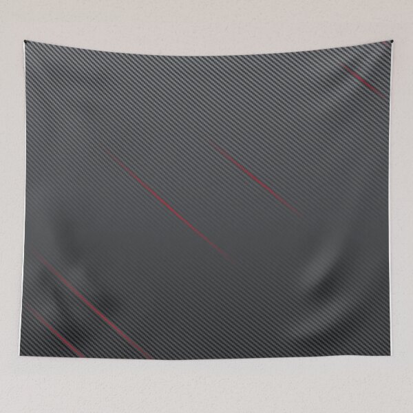 Item preview, Carbon Fiber Pattern - Red Accents designed and sold by Gonzaga4.