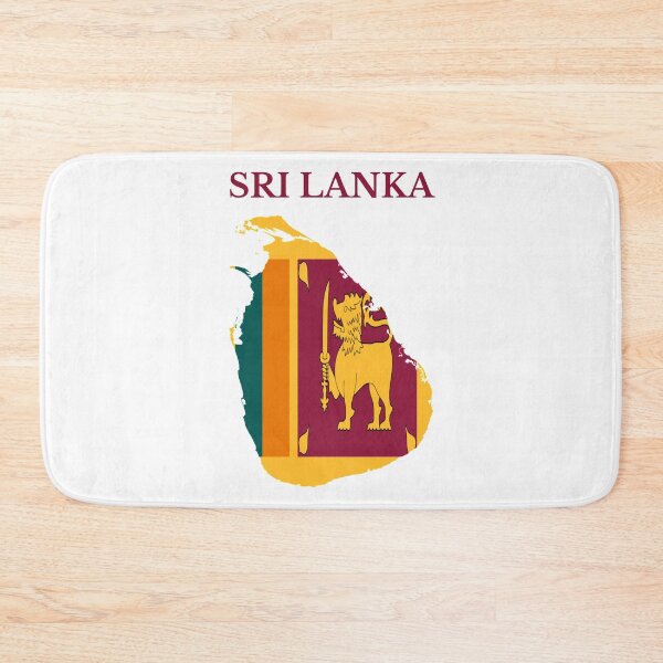 Item preview, Sri Lanka flag map designed and sold by marosharaf.