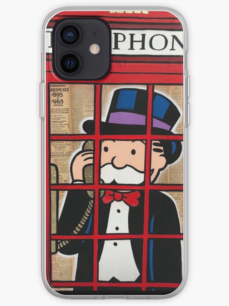 Monopoly Man Phone Case Phone Booth Iphone Case Cover By Monopolyman1 Redbubble