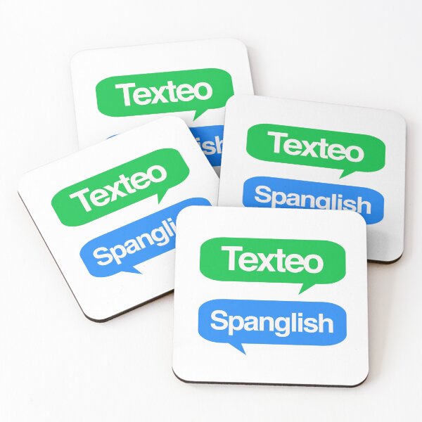 Item preview, Spanglish texting Spanish Funny Hispanic Bilingual designed and sold by Rustic Valley Studio.