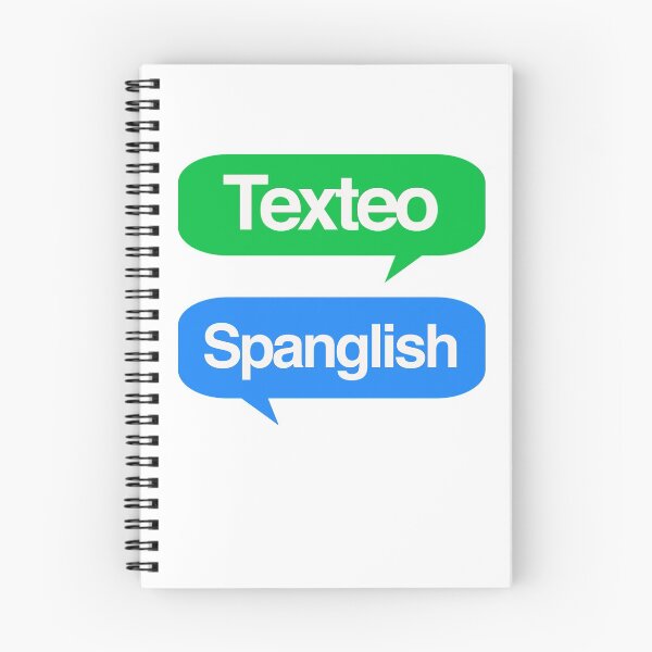 Item preview, Spanglish texting Spanish Funny Hispanic Bilingual designed and sold by Rustic Valley Studio.