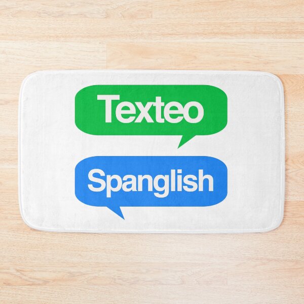 Item preview, Spanglish texting Spanish Funny Hispanic Bilingual designed and sold by Rustic Valley Studio.