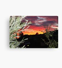 Goulburn Sunset Canvas Print