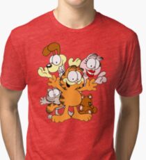 garfield and friends Tri-blend T-Shirt