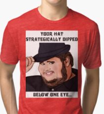 Fedora's So Vain Tri-blend T-Shirt