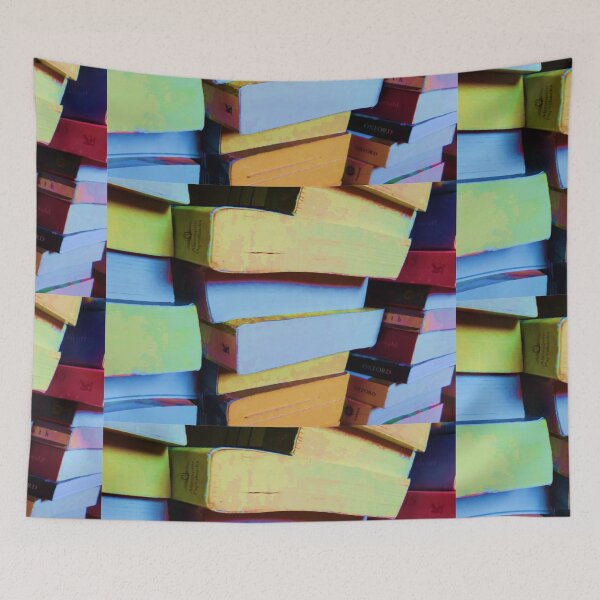 Item preview, Stack of Books Rainbow designed and sold by WanderingBark.