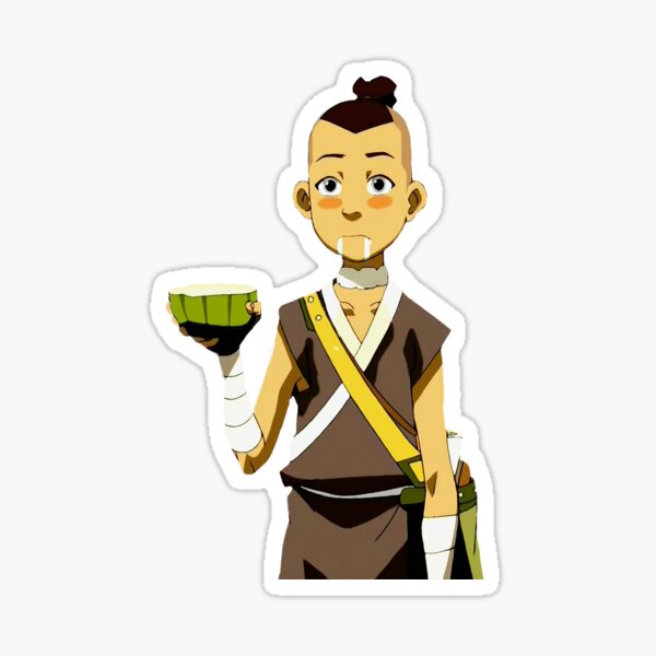 sokka on cactus juice Sticker