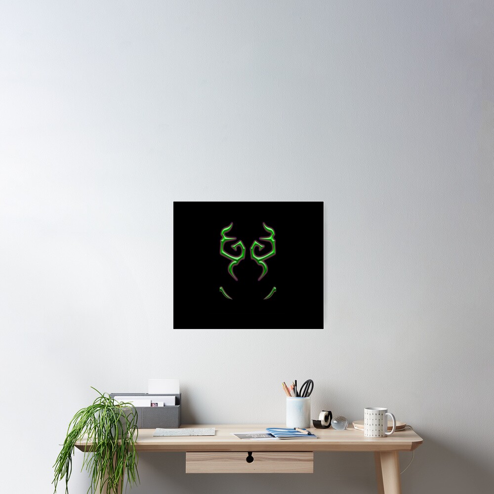 Poster Tatuaje Illidan De Marouwx Redbubble