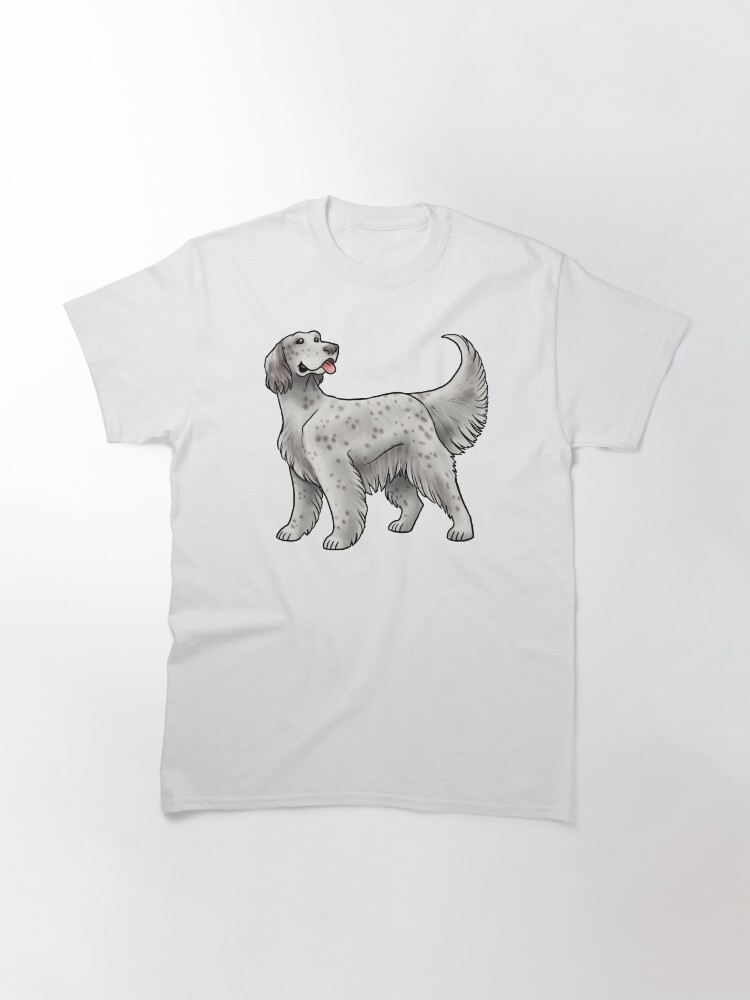 Alternate view of English Setter - Blue Belton Classic T-Shirt