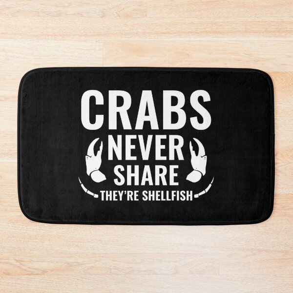 Item preview, Crabs Never Share designed and sold by LuckyFoxDesigns.