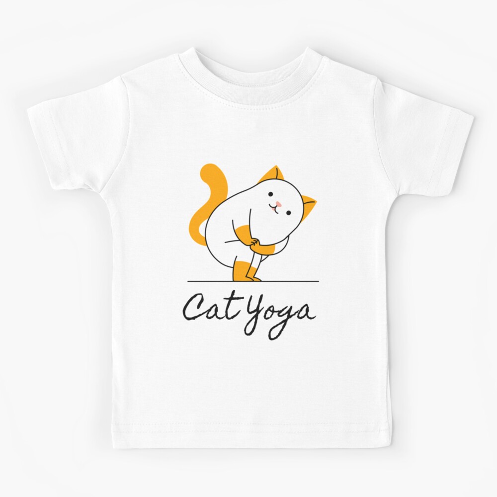 Cute Yoga Cat Just Breathe - Beautiful yoga cat - Gift for yoga