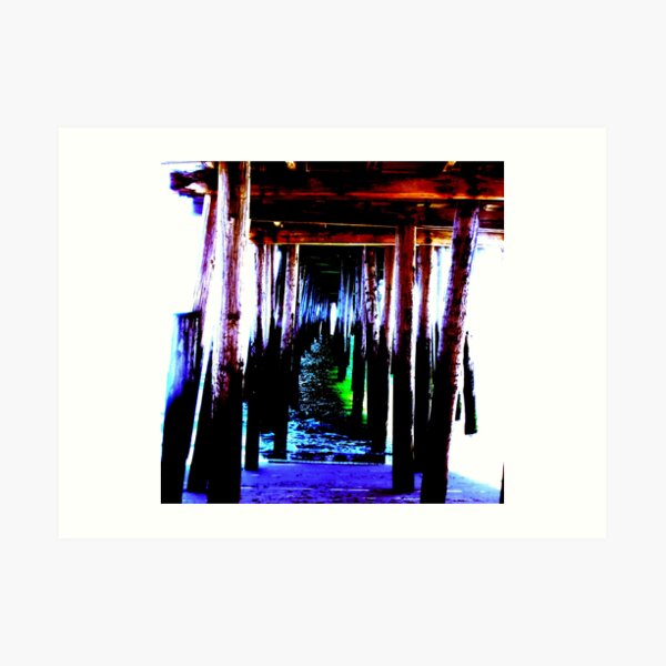 Pier Grunge Importe Kunstdruck