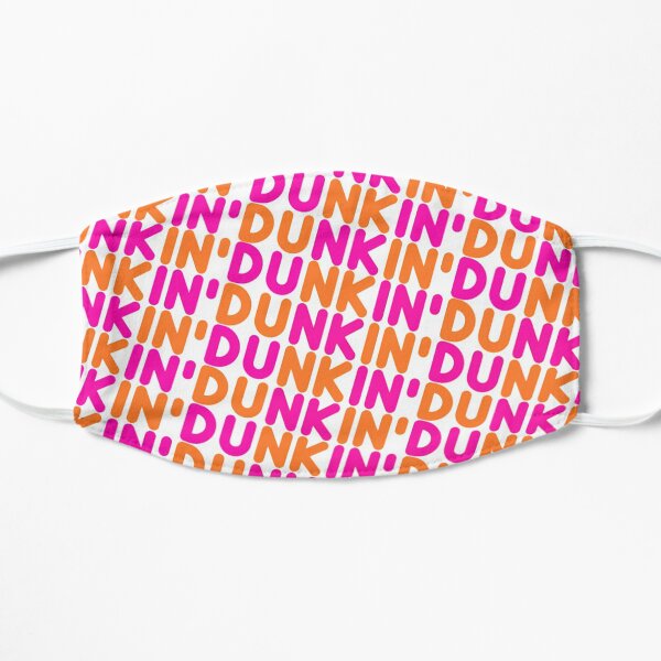 Dunkin Donuts Inspired Font Flat Mask