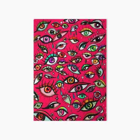 Eye Contact Art Board Print
