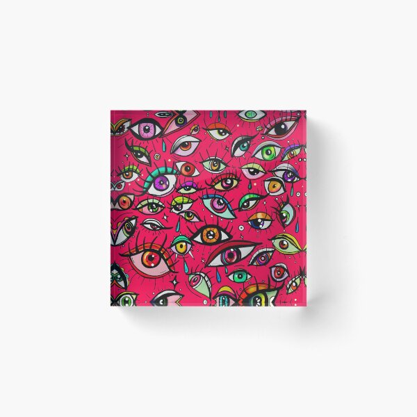 Eye Contact Acrylic Block