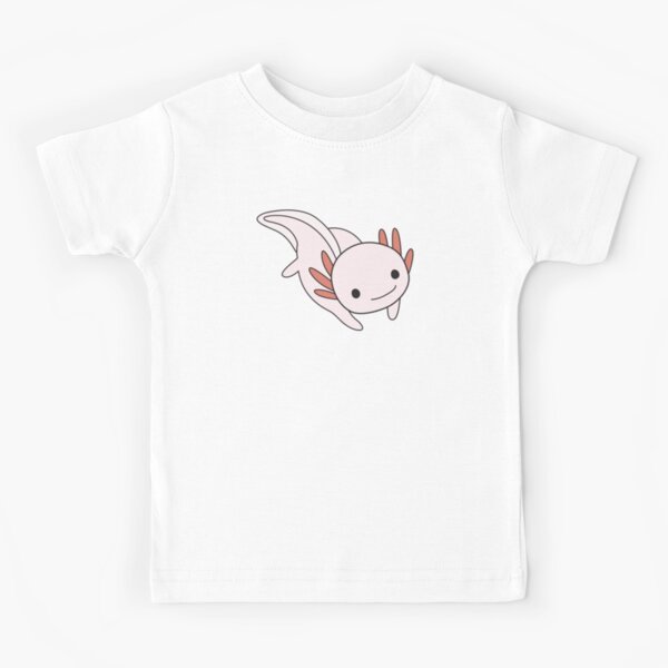 Pink Axolotl Kids T-Shirt