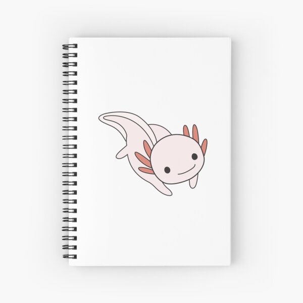 Axolotl rosa Cuaderno de espiral