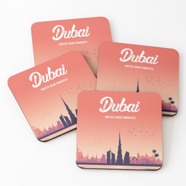 Item preview, Dubai skyline artwork designed and sold by louzaartist.