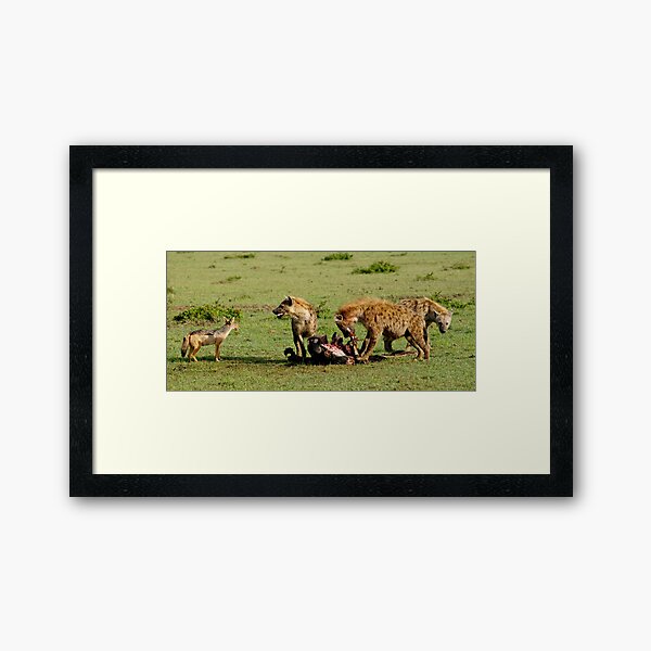 "food chain" Framed Art Print