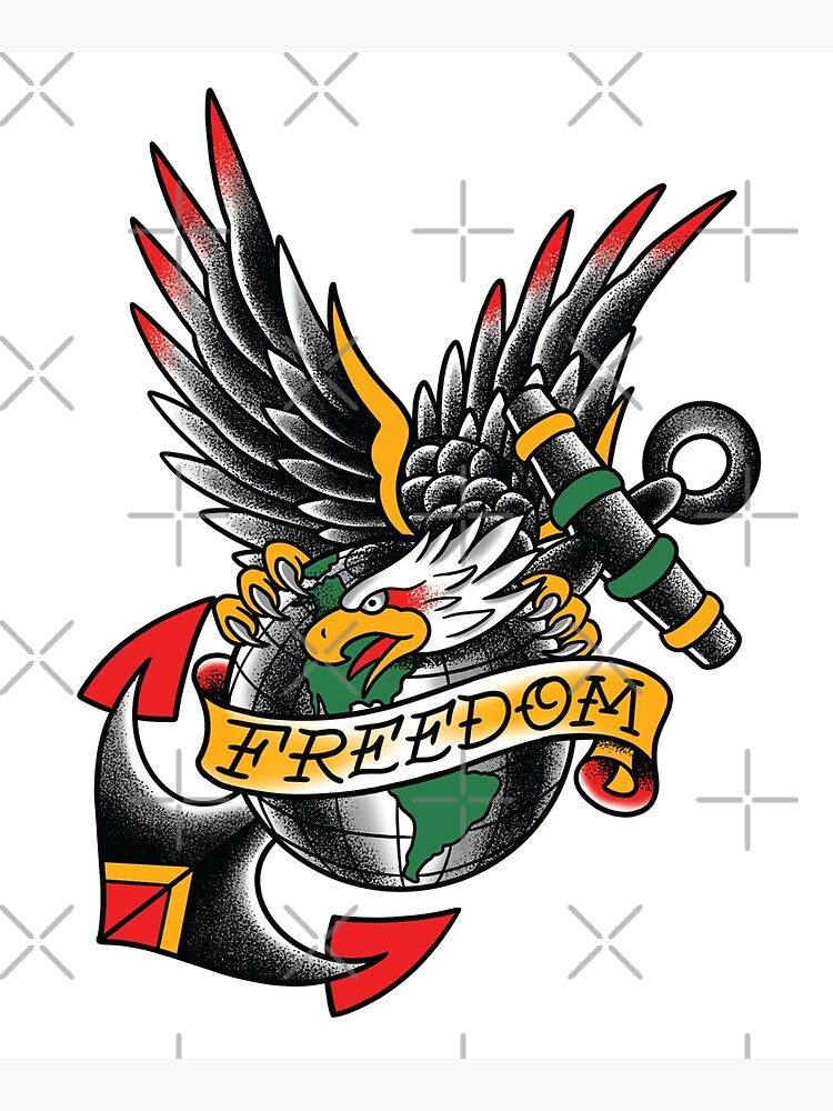 Eagle Tattoo Vector Art & Graphics | freevector.com