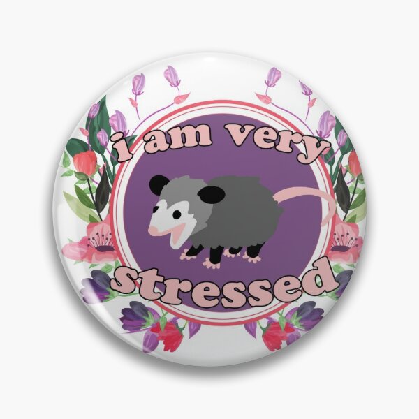Discover opossum is very stressed and cute plus flowers | Pin
