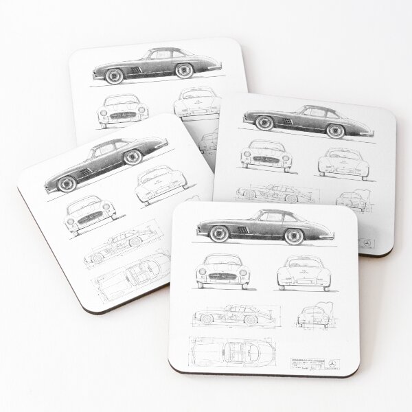 Item preview, Mercedes 300 SL_blueprint designed and sold by Leonardo68.