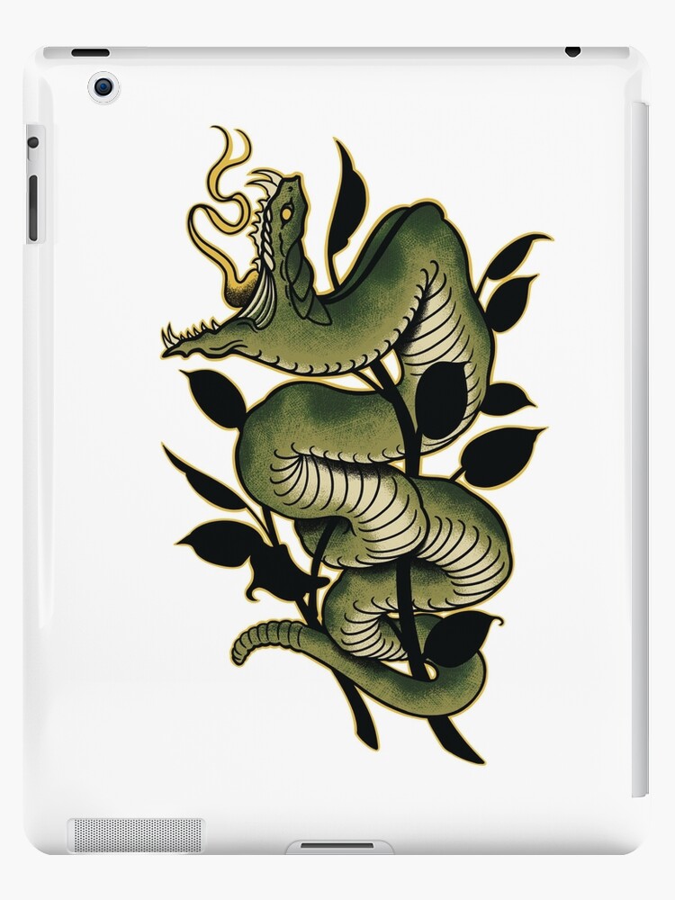 Neo Traditional Snake Tattoo Design iPad Case  Skin for Sale by  SevenRelics  Redbubble