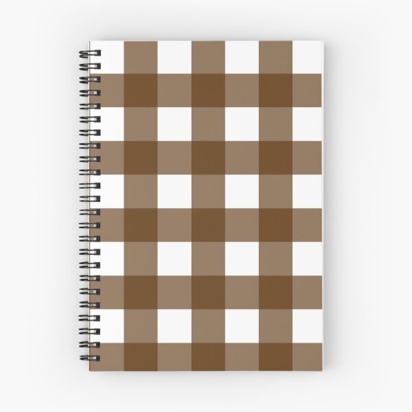 Item preview, Chocolate Brown and White Plaid designed and sold by Darcy777.