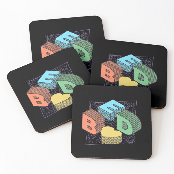 Item preview, BED Love - Isometric Letters designed and sold by joabaj.
