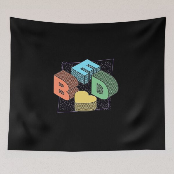 Item preview, BED Love - Isometric Letters designed and sold by joabaj.