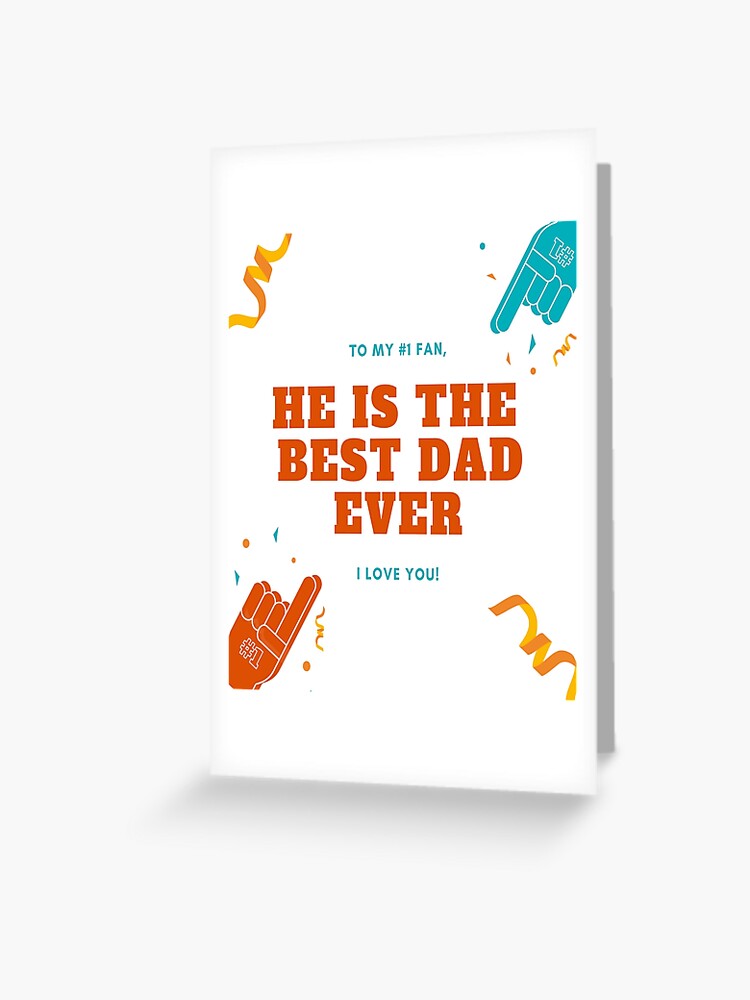 to the best dad ever