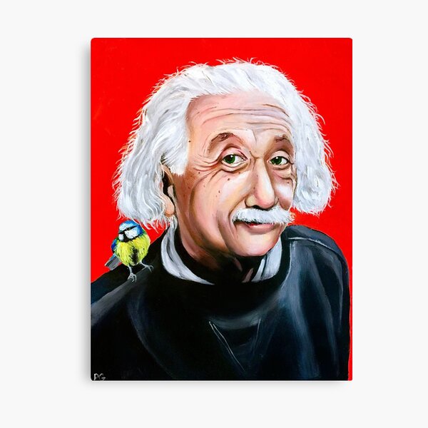 Albert Einstein Impression sur toile