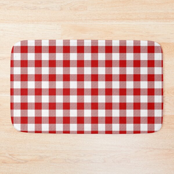 Item preview, Red and White Pin Check Gingham designed and sold by SqueakyRicardo.