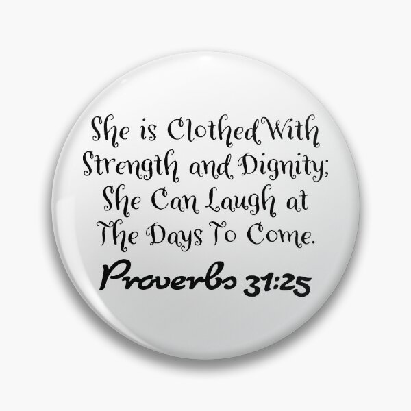 Item preview, Proverbs 31:25 | Bible Verse | Christian designed and sold by christiangoods.