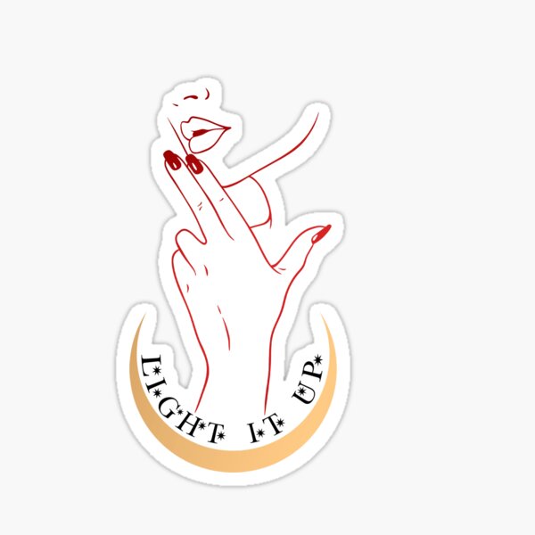 Light it Up Danika Sticker