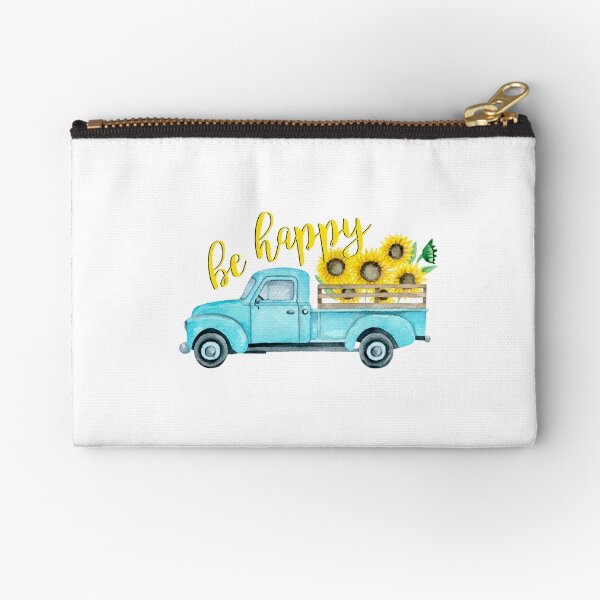 be happy Zipper Pouch