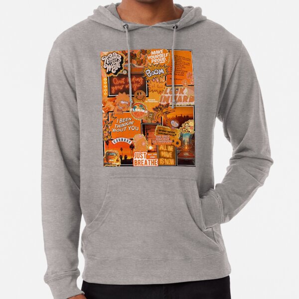 orange aesthetic hoodie