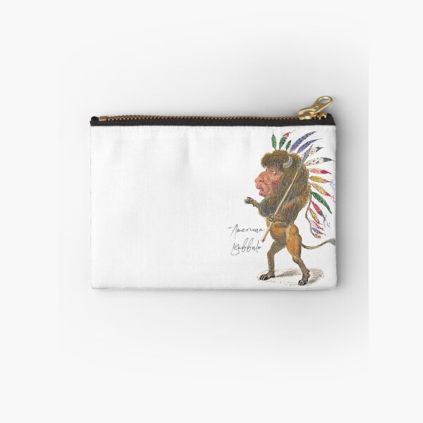 Item preview, American Buffalo with feather headdress and spear, 1873 designed and sold by ebrawne.
