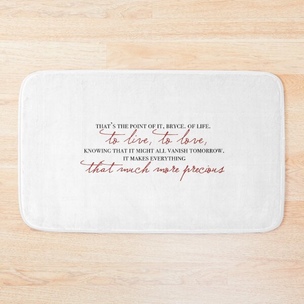 Item preview, to live, to love crescent city quote designed and sold by lovely-lyrics.