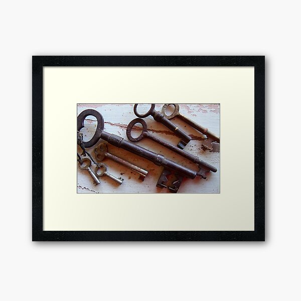 18/365 keys Framed Art Print