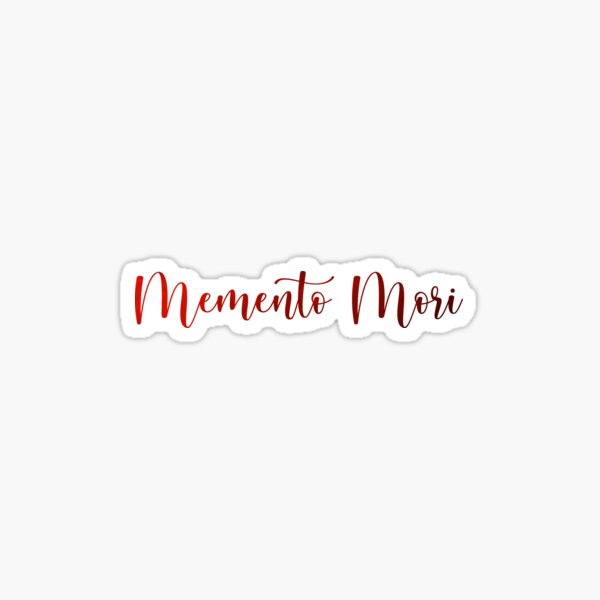 Item preview, memento mori  designed and sold by lovely-lyrics.