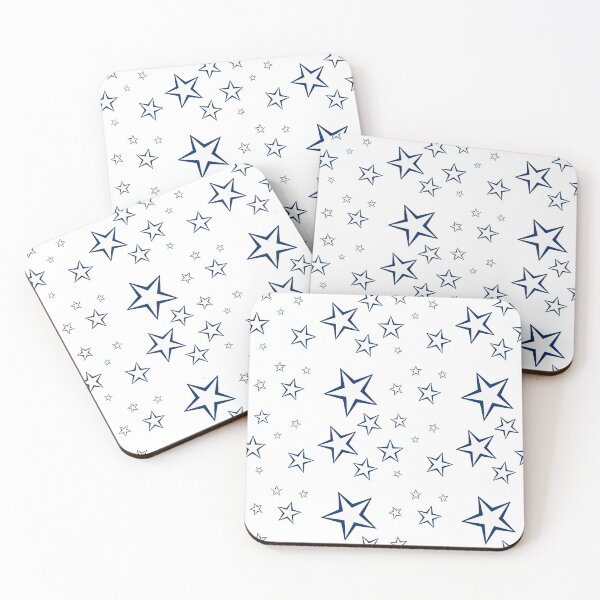 Item preview, Roger Williams University Groovy Mini Stars Blue/White designed and sold by krh327.