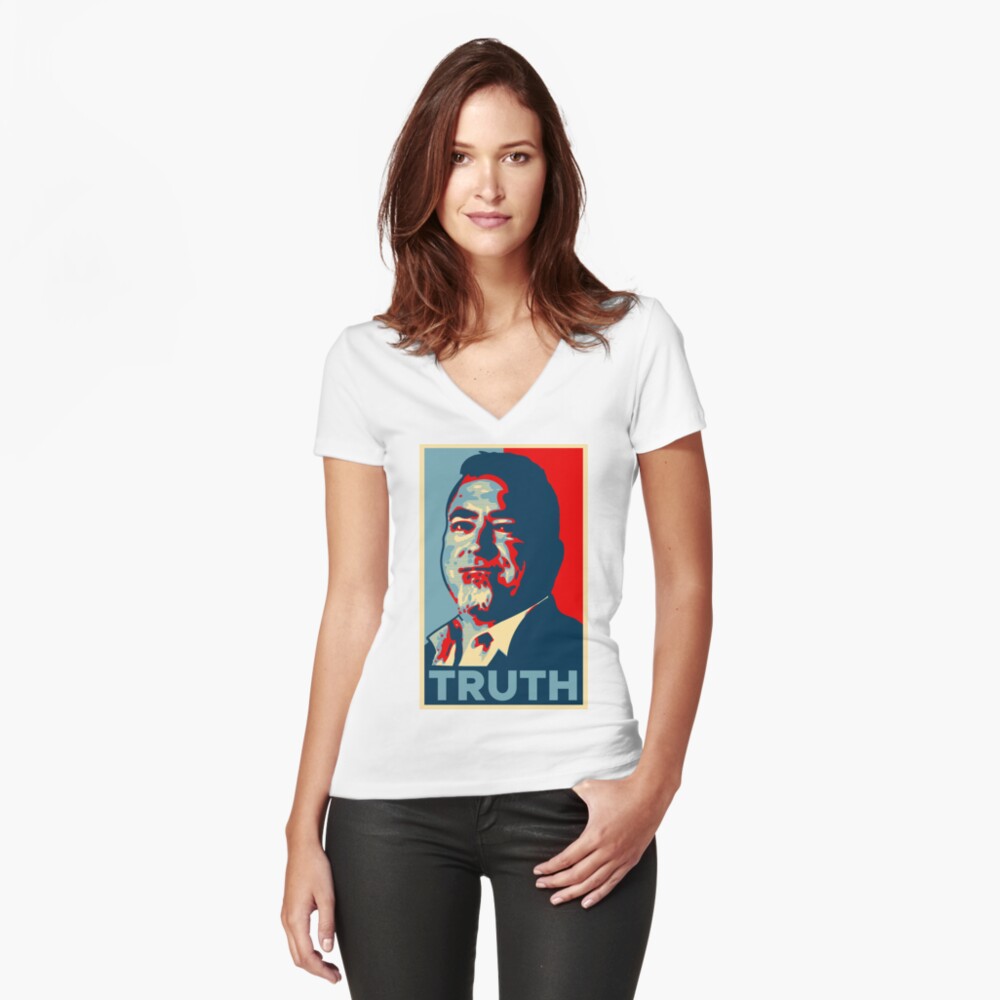 Item preview, Fitted V-Neck T-Shirt designed and sold by ToInfinity.