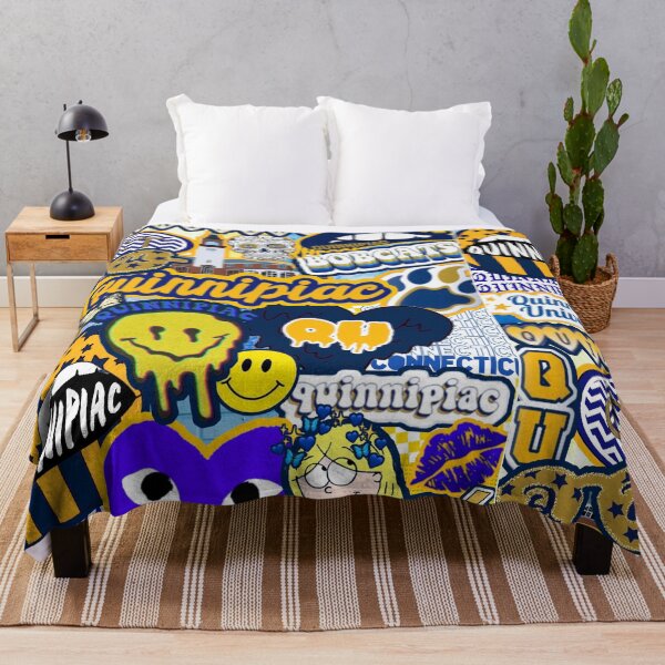 Quinnipiac University Collage Throw Blanket